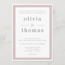Search for pink border wedding invitations Classic