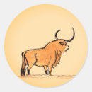 Search for bull stickers Illustration