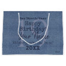 Search for denim gift bags Blue