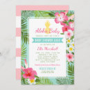 Search for tropical floral baby shower invitations Luau