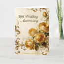 Search for golden wedding anniversary cards Floral