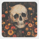 Search for skull with flowers stickers Gothic