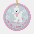 Search for polar bears christmas tree decorations Pink