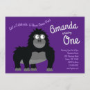 Search for gorilla birthday invitations Kids