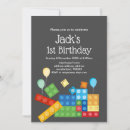 Search for building block invitations Kids