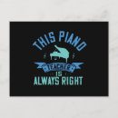 Search for piano teachers postcards Keyboard