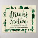 Search for drink station signs Bridal shower