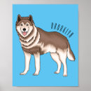 Search for siberian husky posters Alaskan malamute