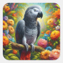 Search for colourful parrot stickers Bird