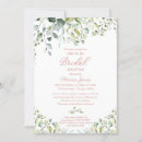 Search for drive by bridal shower invitations Greenery