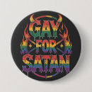 Search for baphomet round badges Satan