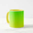 Search for neon yellow mugs Bright