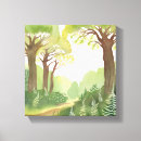 Search for forest path art Watercolor