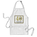 Search for forty years aprons Birthday