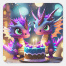 Search for dragon birthday stickers Children