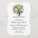 Search for tree of life wedding invitations Blue