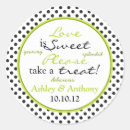 Search for candy buffet stickers Love is sweet