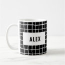 Search for black and white abstract mugs Girly