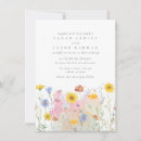 Search for meadow 4x6 invitations Wildflower