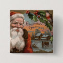 Search for holly square badges Santa