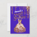 Search for stars sweet 16 invitations Glitter