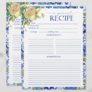 Search for binder inserts recipe cards Bridal shower