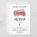 Search for fireman birthday invitations Modern