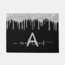 Search for silver glitter doormats Winter