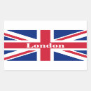 Search for london rectangle stickers Union jack