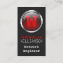 Search for sphere business cards Red