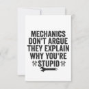 Search for engineer cards Mechanic