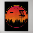 Search for vintage golf posters Frisbee