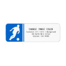 Search for soccer return address labels Goal