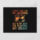 Search for drummers drumming postcards Funny