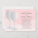 Search for wine glass bridal shower invitations Elegant