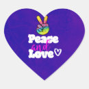 Search for heart peace sign stickers Peace and love