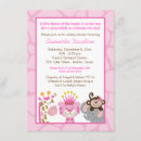 Search for monkeys 4x6 invitations Elephant