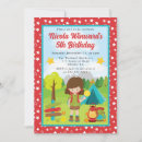 Search for brunette birthday invitations Cute