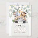 Search for baby safari birthday invitations Baby boy