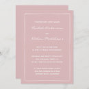 Search for pale pink wedding invitations Modern