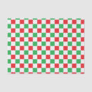 Search for red and white gingham tissue paper Chequered