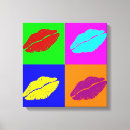 Search for lips canvas prints Colourful