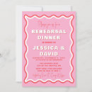 Search for cute rehearsal dinner invitations Pink