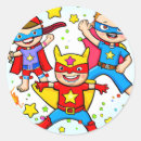 Search for super hero birthday party stickers For kids