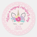 Search for unicorn valentine stickers Magical