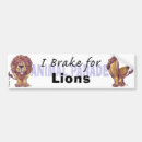 Search for lion bumper stickers Humour
