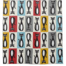 Search for black cat shower curtains Retro
