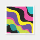 Search for wave pattern napkins Abstract