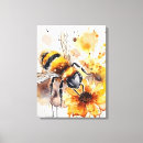 Search for honey bee canvas prints Flower