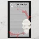 Search for goth stationery paper Skeleton